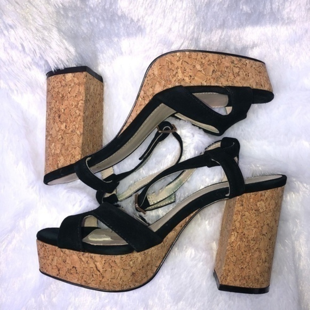Shelly’s Block Wedge Heels - Picture 2 of 6